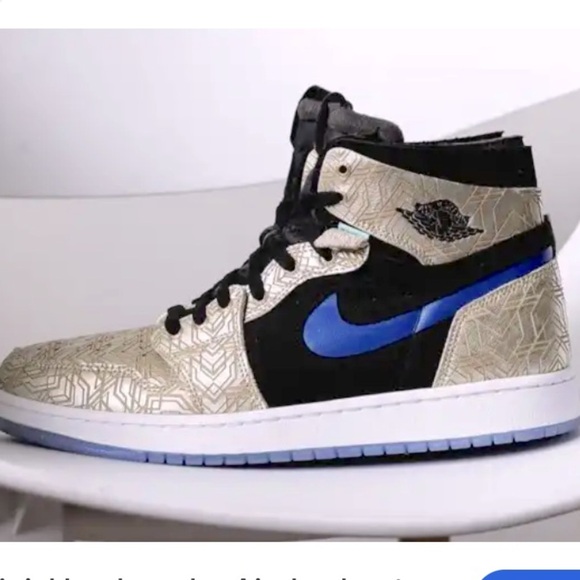 Jordan 1 High Zoom Air CMFT Gold Laser Men’s size 13 - Picture 3 of 13